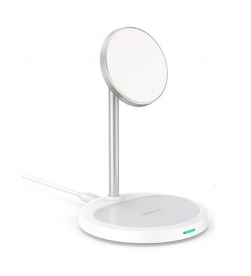 Choetech 2in 1 Wireless Charger - White