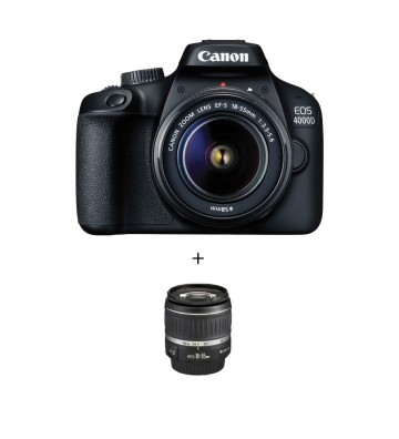 Canon EOS 4000D + Lens 18-55