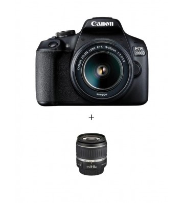 Canon EOS 2000D + Lens 18-55