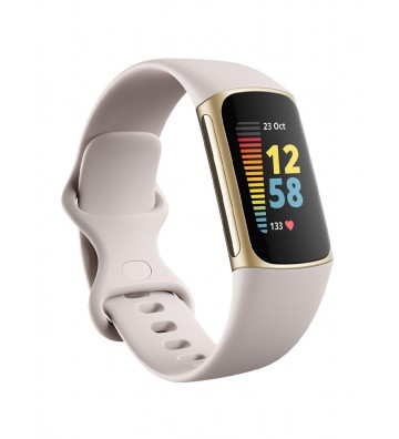 Fitbit Charge 5 | Gold & White