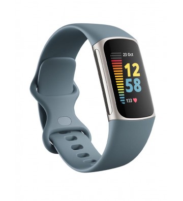 Fitbit Charge 5 | Silver & Blue