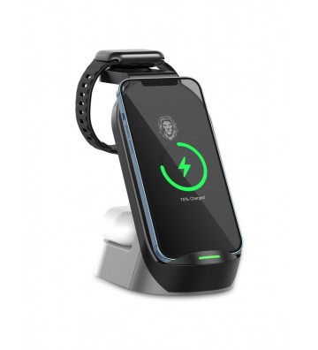 Green 4 in 1 Fast Wireless Charger 15W | Black