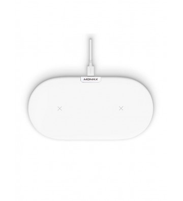 Momax - Q-Pad Dual Fast Wireless Charger-white