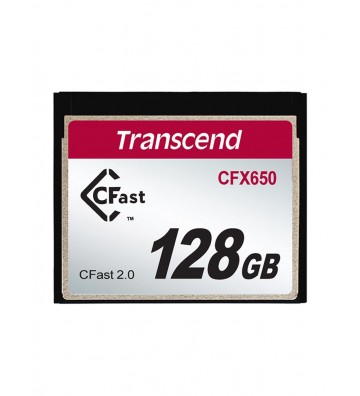 Transcend 128GB CFast 2.0 CFX650 Memory Card