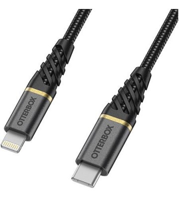 Otterbox - Premium Usb-C To Lightning Cable 2 Meters - Black