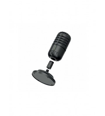 Porodo Gaming Basic Cardioid Microphone with Fixed Stand | Black