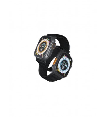 Porodo Smart Watch Ultra Titanium 1.86 Inches Wide Screen | Black