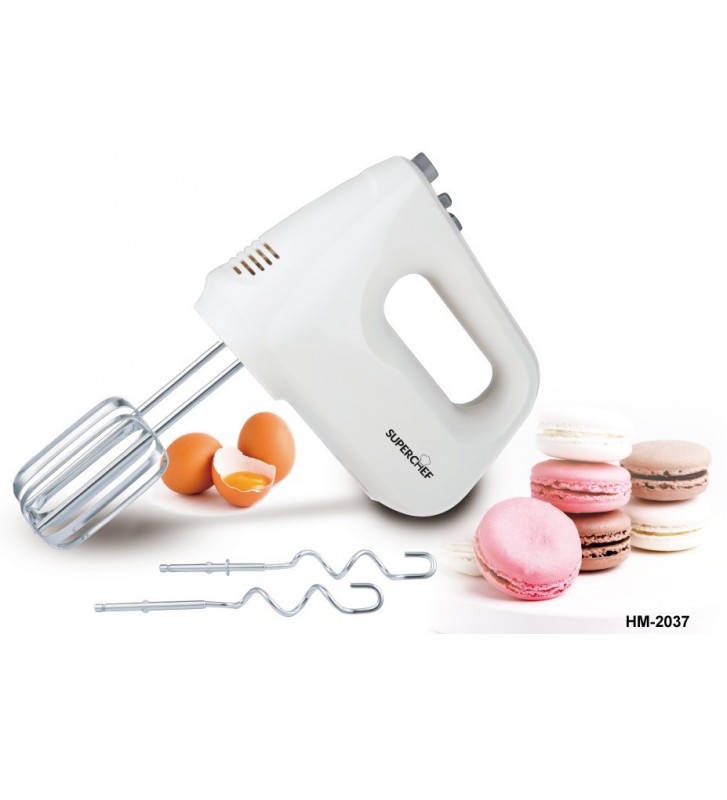 SuperChef Hand Mixer 5 Speed With Turbo - 500W