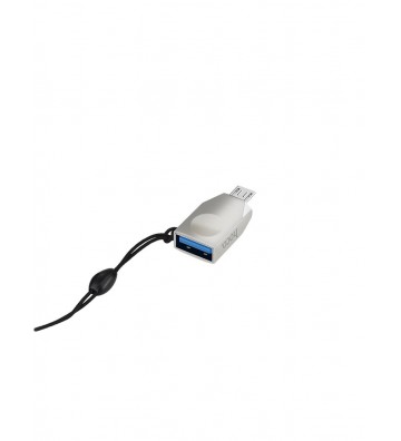Hoco UA10 Micro-USB to USB-A Adapter - Pearl Nickle