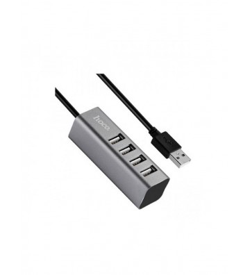 Hoco HB1 USB-A to 4 USB 2.0 Ports Hub - Tarnish
