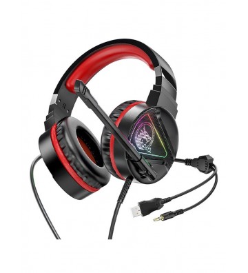 Hoco W104 Magic Tour Gaming Headphones - Red
