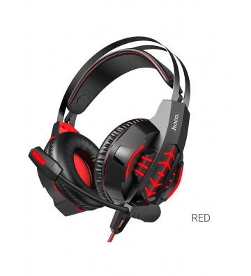 Hoco W102 Cool Tour Gaming Headphones - Red