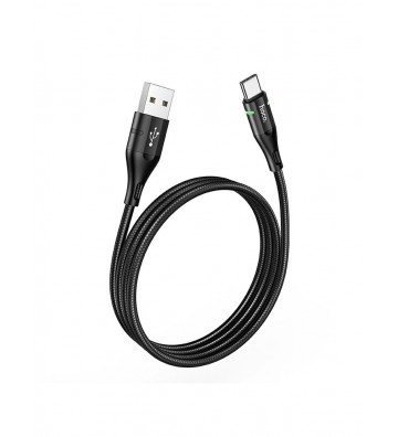 Hoco U93 Shadow USB to Type-C Charging Cable - Black