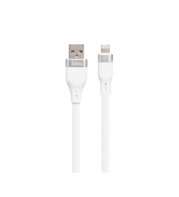 Hoco U72 Forest Silicone USB to Lightning Cable - White
