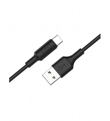 Hoco Soarer Charging USB To Type-C Cable - Black
