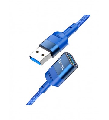 Hoco U107 USB Male to USB Female Cable - Blue