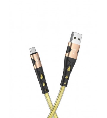 Hoco U105 Treasure USB to Micro-USB Cable - Gold
