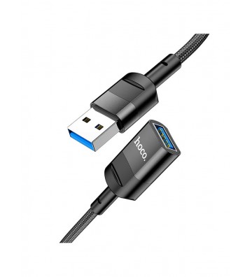 Hoco U107 USB Male to USB Female Cable - Black