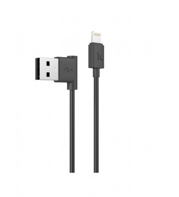 Hoco UPL11 L-Shape USB to Lightning Charging Cable - Black