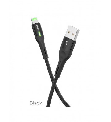 Hoco S24 Celestial USB to Lightning  Charging Cable - Black