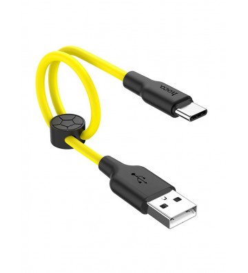 Hoco X21 Plus USB to Type-C Cable - Black & Yellow