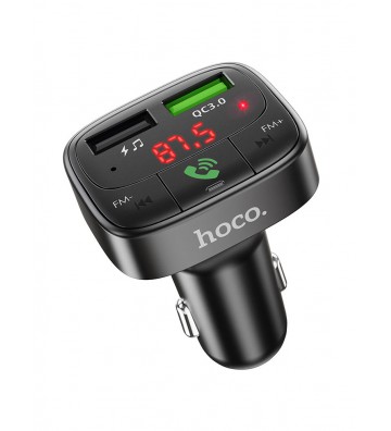 Hoco E59 Promise In-Car Wireless FM Transmitter & Car Charger