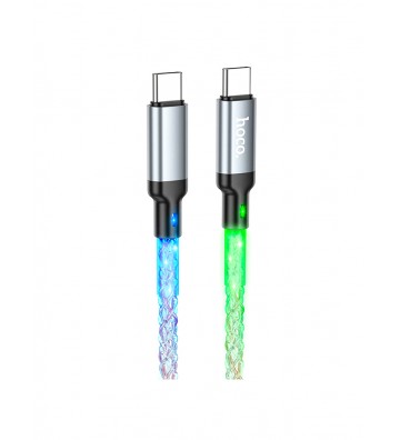 Hoco U112 Colorful Shine Type-C To Type-C Cable