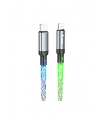 Hoco U112 Colorful Shine Type-C To Lightning Cable