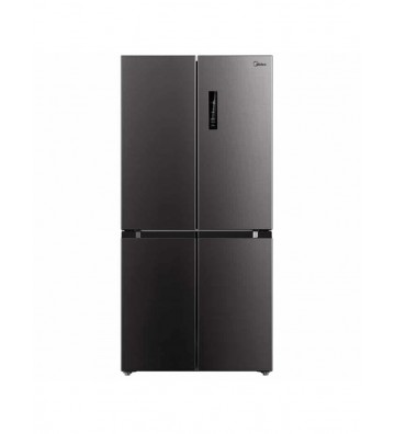 Midea 4-Door Refrigerator - 490L - Blue Steel