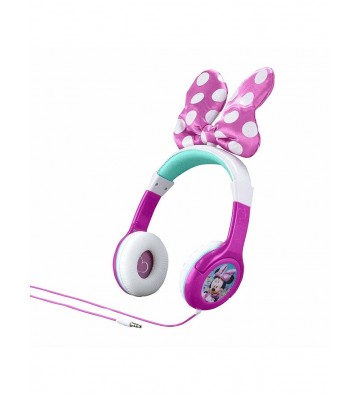 Ihome Kiddesigns Minnie Mouse Youth Headphones With Bow
