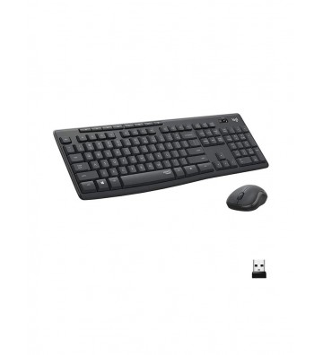 Logitech MK295 Silent Wireless Keyboard & Mouse Combo Arabic