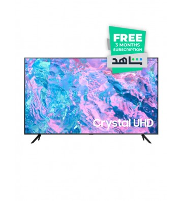 Samsung Crystal 55" UHD 4K CU7000 Smart TV + FREE 3 Months Shahid Subscription