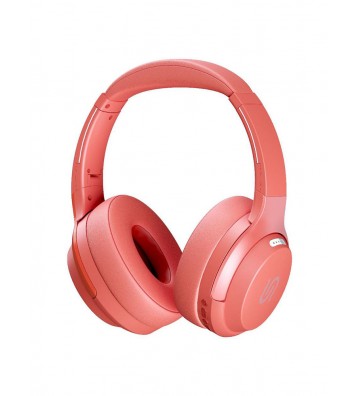 Porodo Soundtec Eclipse Wireless Headphone With ENC Environment Noise Cancellation - Red