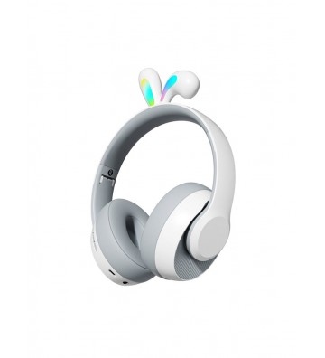Porodo Soundtec Kids ENC Rabbit Ear Headphones - Gray