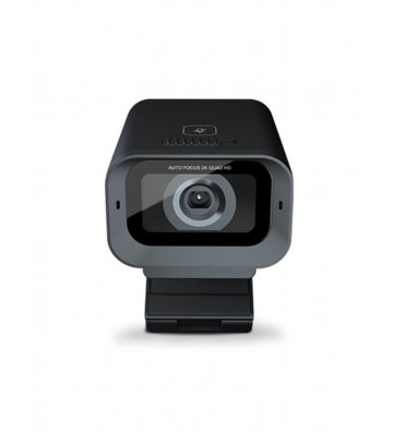 Porodo Gaming 2K 30fps Auto Focus Webcam With Built-in Mic & Tripod