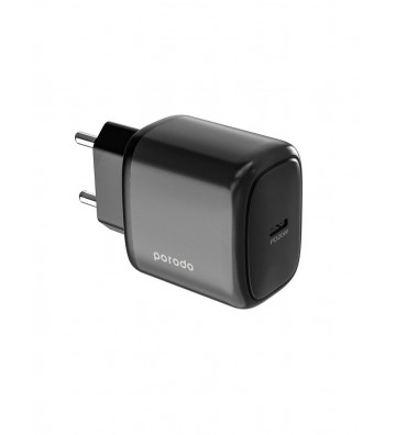 Porodo USB-C Power Delivery Quick Charger EU With USB-C Lightning Cable