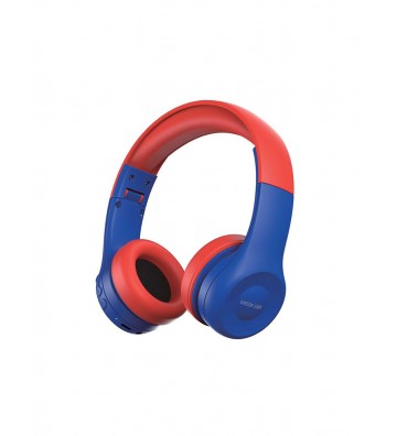 Green Lion GK-100 Kids Wireless Headphone - Blue/Red