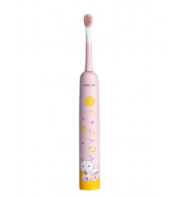 Green Lion Kids Brush Smart Toothbrush - Pink