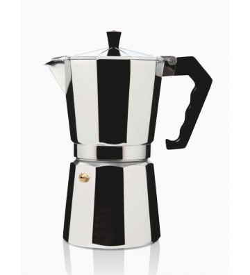 Haeger Moka Pot 12 Aluminium Coffee Maker - 12 Cups