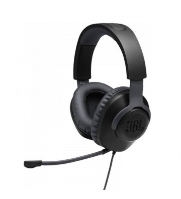 JBL Quantum 100 Wired Over-Ear Gaming Headset with Detachable Mic - Black